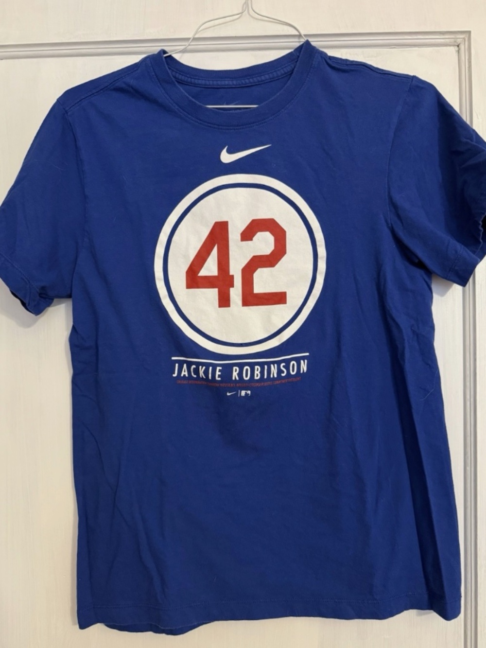 Nike Jackie Robinson 42 Shirt Blue Adult S